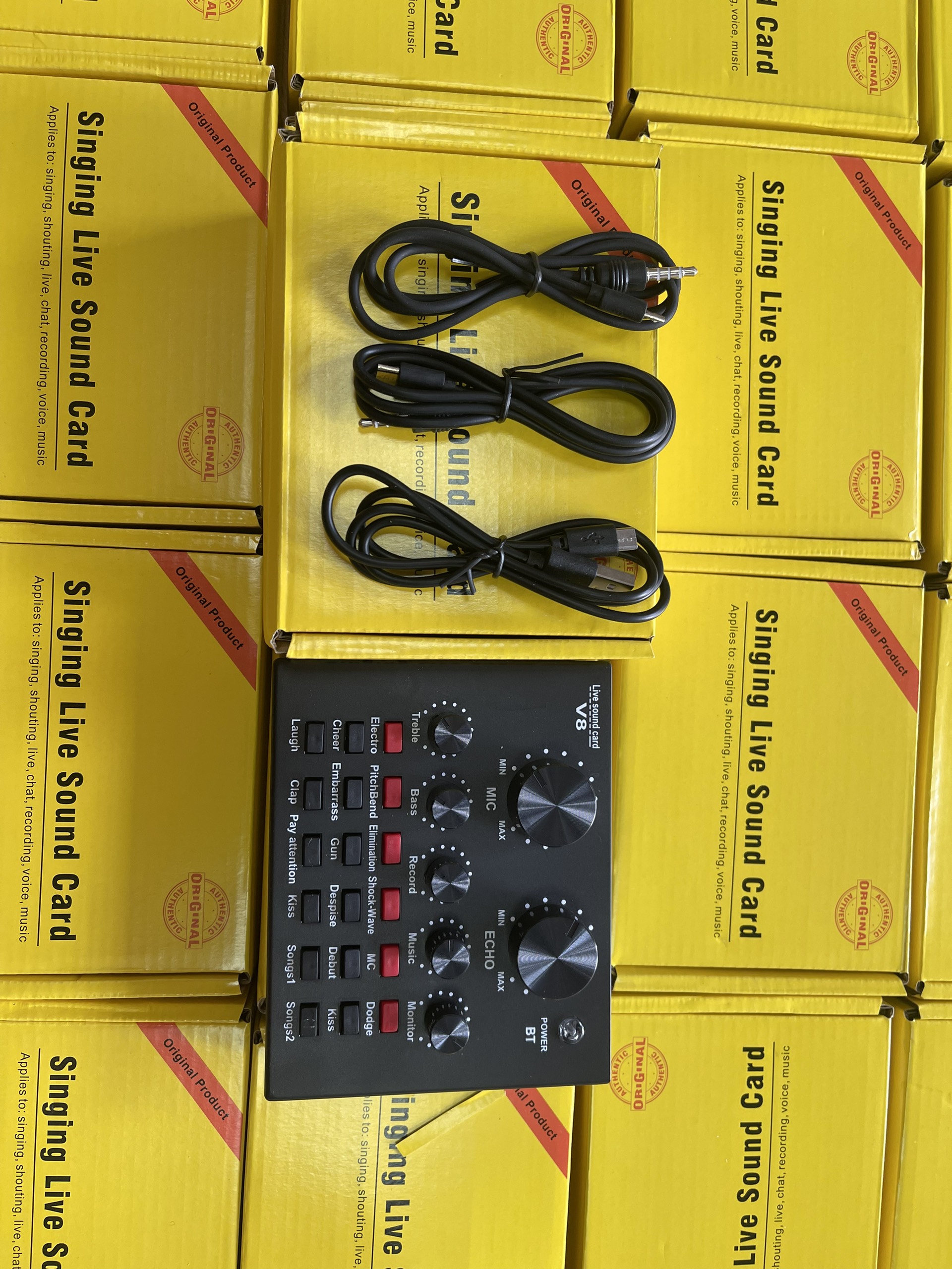 Sound Card âm thanh V8 autotune cao cấp.