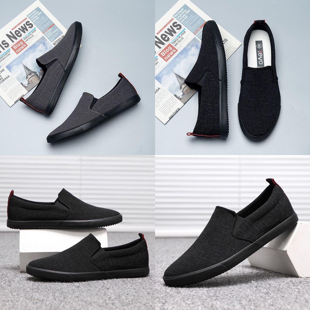 Giày lười vải nam Leyo 1206