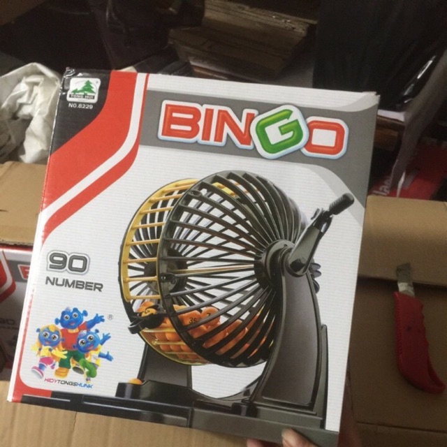 Bộ loto lồng sắt 90 số 48 tờ dò