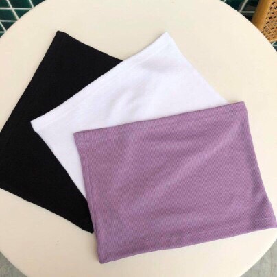 [HCM]Áo ống thun gân croptop nhiều màu