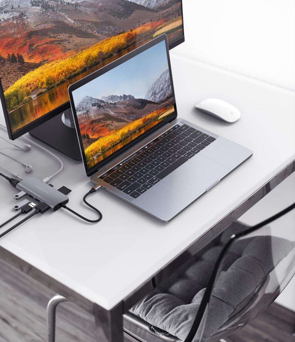 Cổng chuyển HyperDrive Power 9 in1 Usb - C for Macbook, Ultrabook