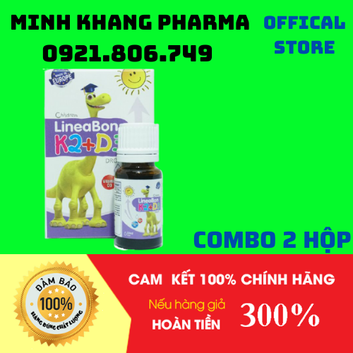 Vitamin D3 K2 Lineabon — Lineabon K2 + D3 - Siro uống giúp bổ sung vitamin và hỗ trợ tăng chiều cho trẻ - Minh Khang Pharma 1