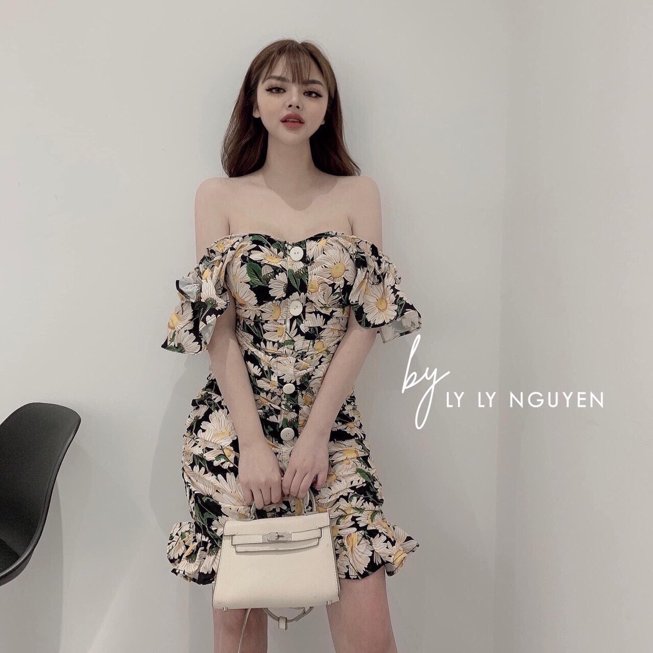 [HCM]ĐẦM NỮ VOAN HOA SIÊU XINH SIÊU DỄ THƯƠNG MTB105