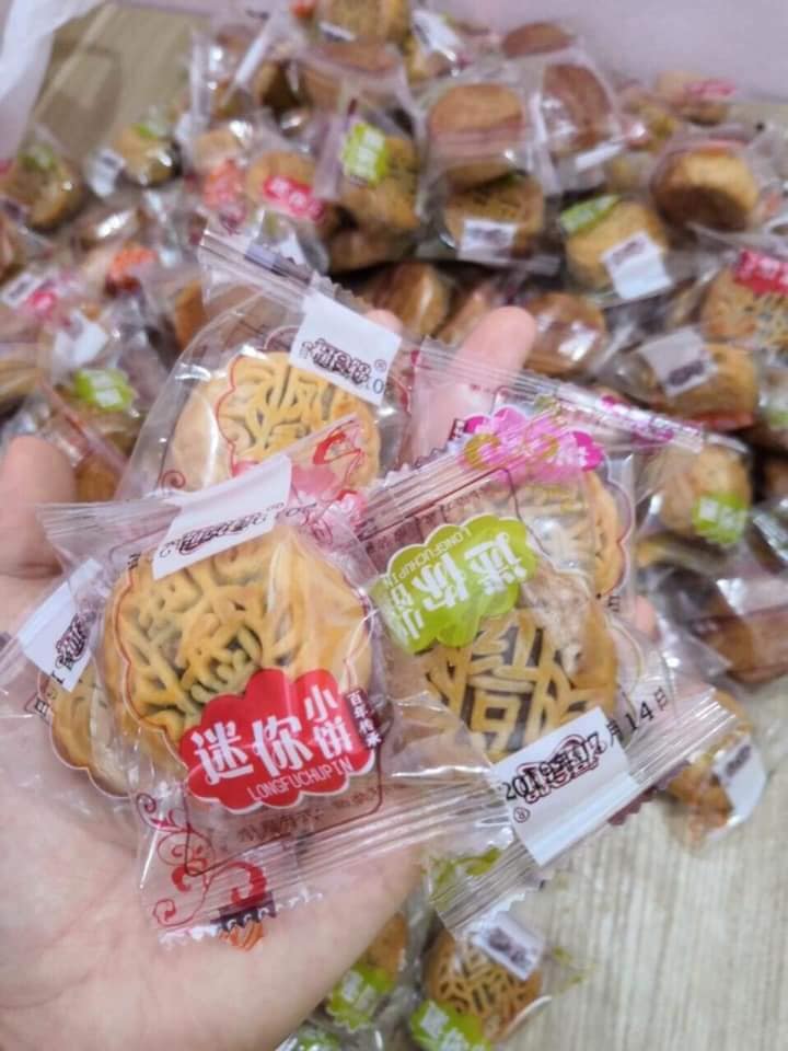 1kg bánh trung thu mini mix vị