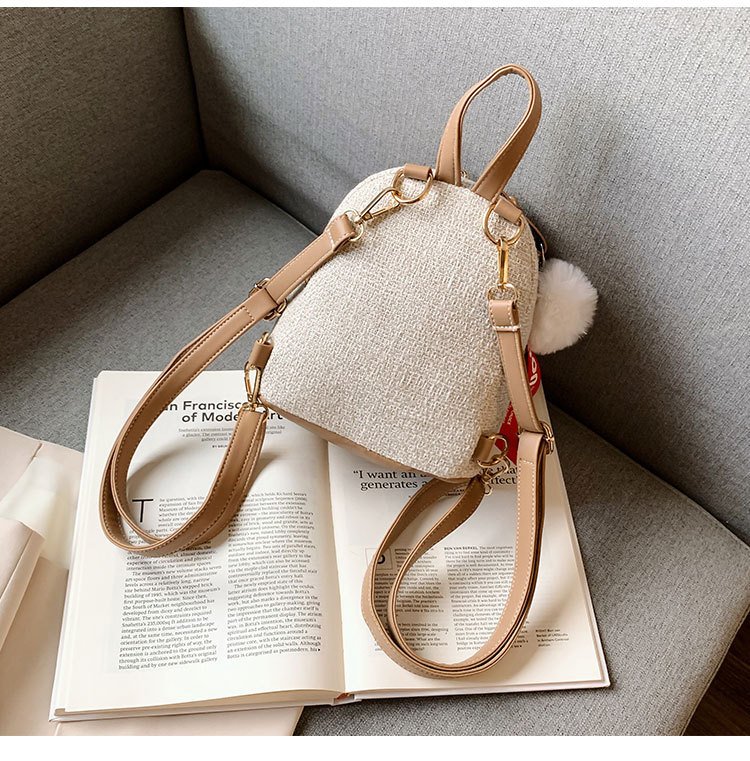 Balo mini cao cấp chất canvas xịn (Dây đeo được 2 kiểu balo hoặc đeo chéo)