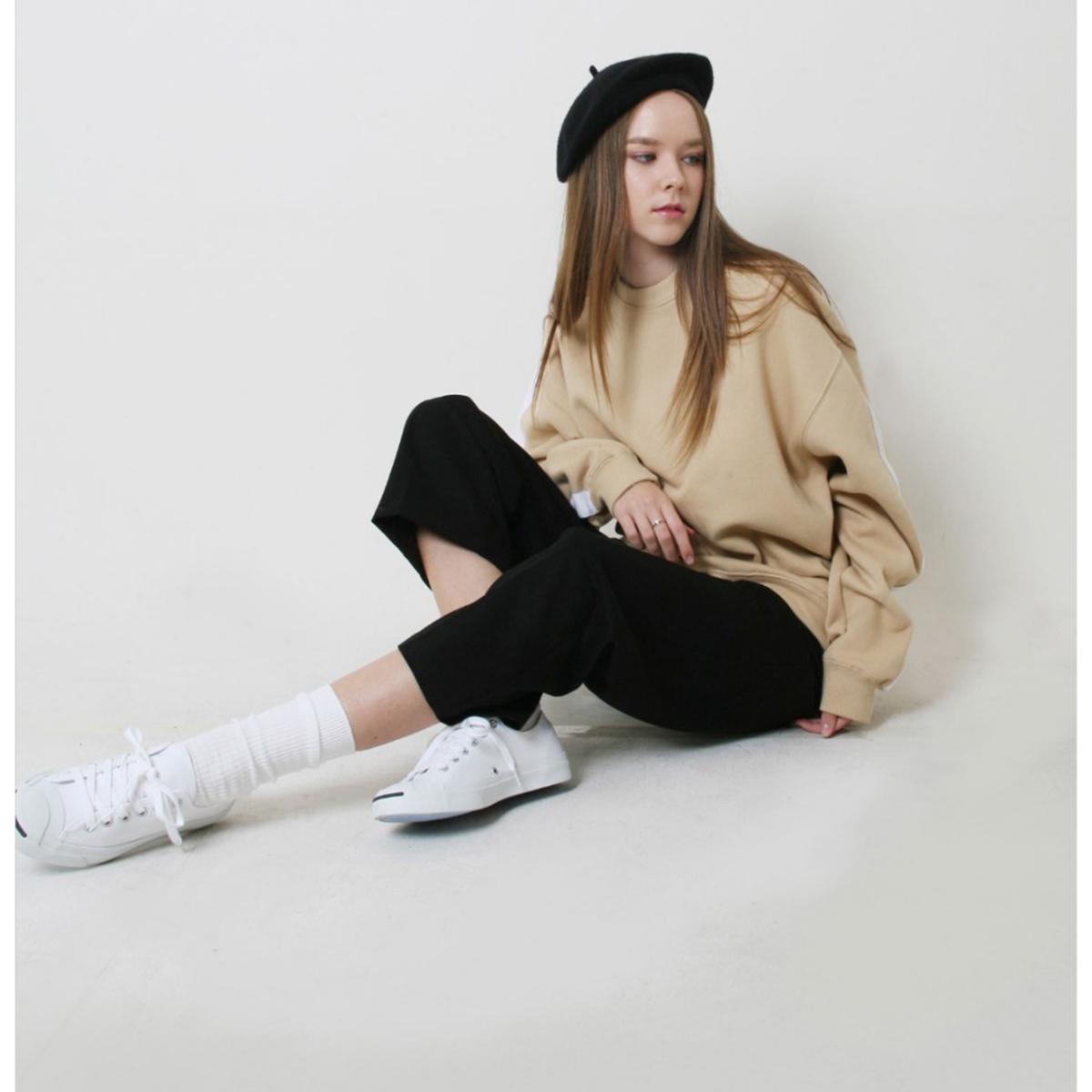 [Hoàn Tiền 15%] Áo Hoodie Phối Tay Phong Cách Ulzzang