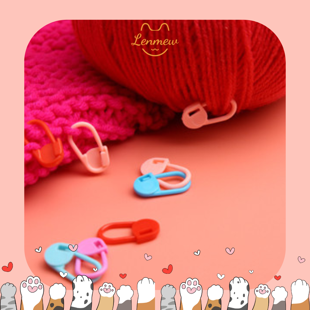 Kim Đánh Dấu Móc Len / Ghim Đánh Dấu Móc Len (Set 10 Cái)
