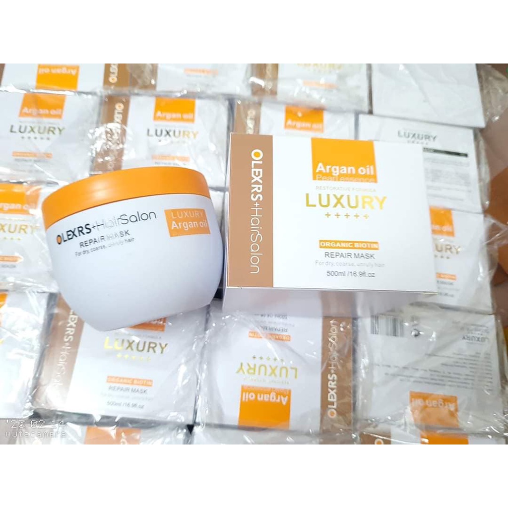 Kem Ủ Tóc Siêu Phục Hồi Tóc Hư Tổn Olexrs Collagen Complex 500ml