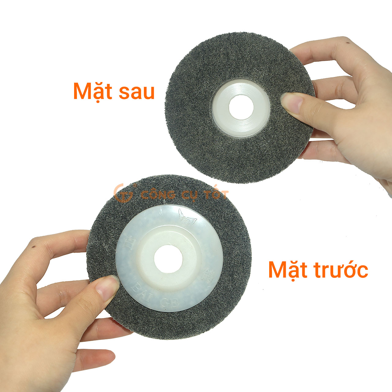 Bộ 5 miếng nỉ đánh bóng Inox Φ100