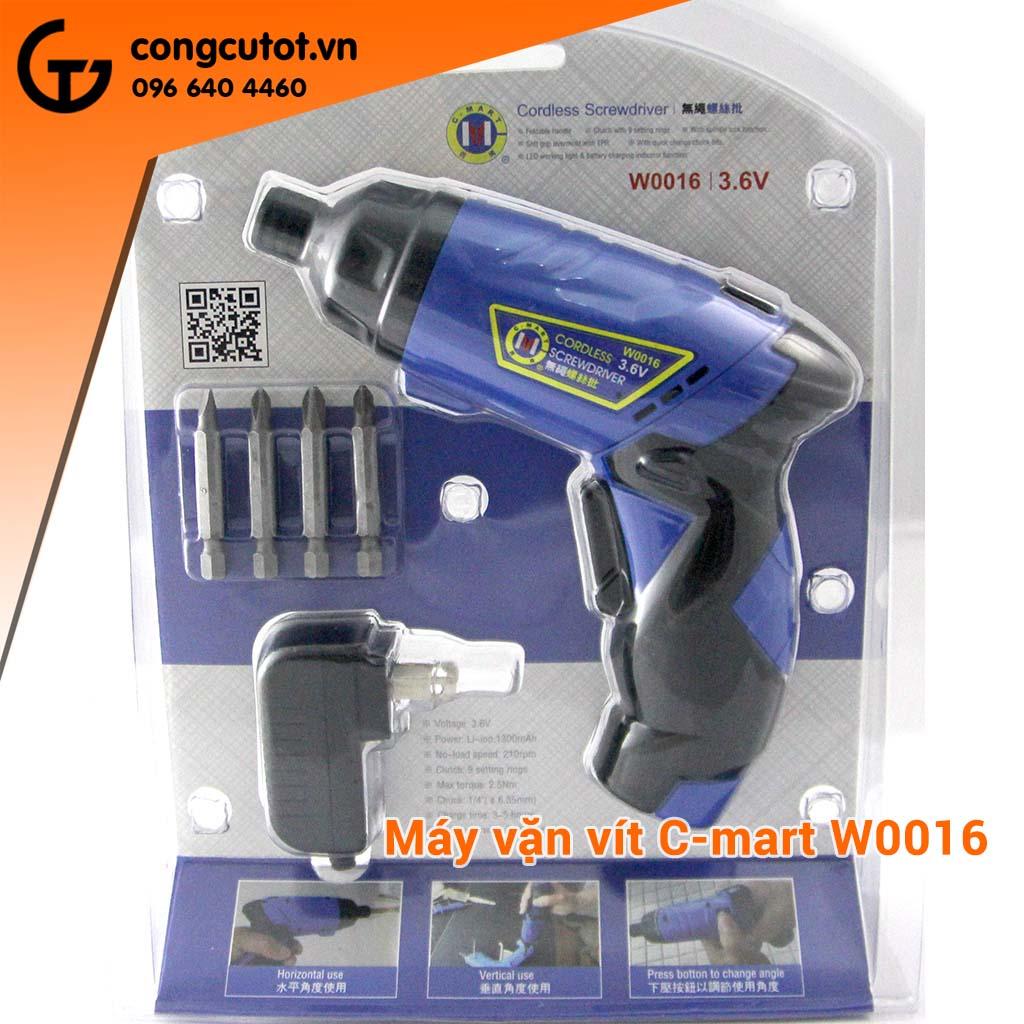 Máy vặn vít dùng pin sạc 3.6V C-mart W0016