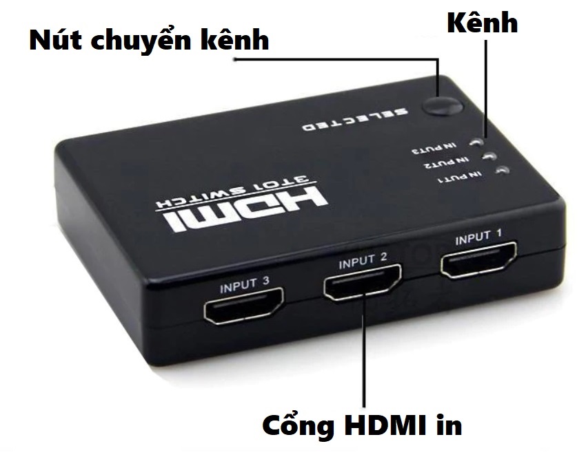 Bộ gộp HDMI 3 vào 1 ra