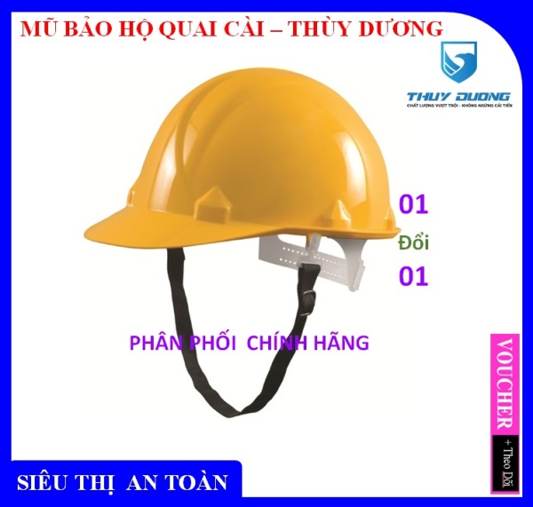 [ MŨ QUAI CÀI ] Mũ Bảo Hộ Lao Động, cao cấp Thùy Dương quai cài , an toàn lao động - Phân phối chính hãng