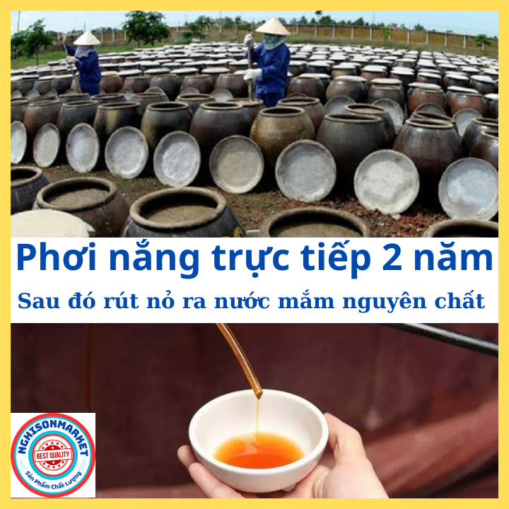 Nước mắm cốt cá nục Thanh Hóa ngon can 2 lít