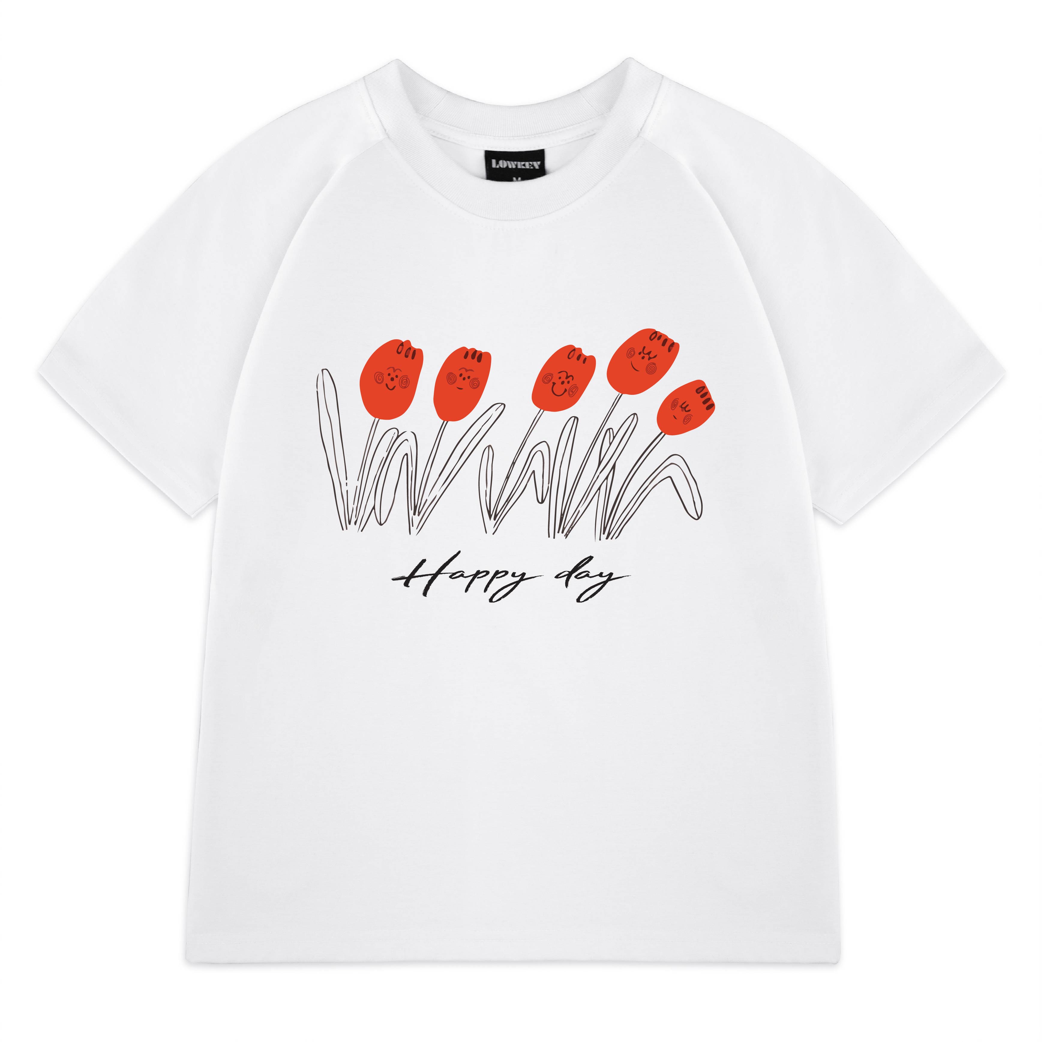 T-shirt Happy day K4003 - Cotton co dãn