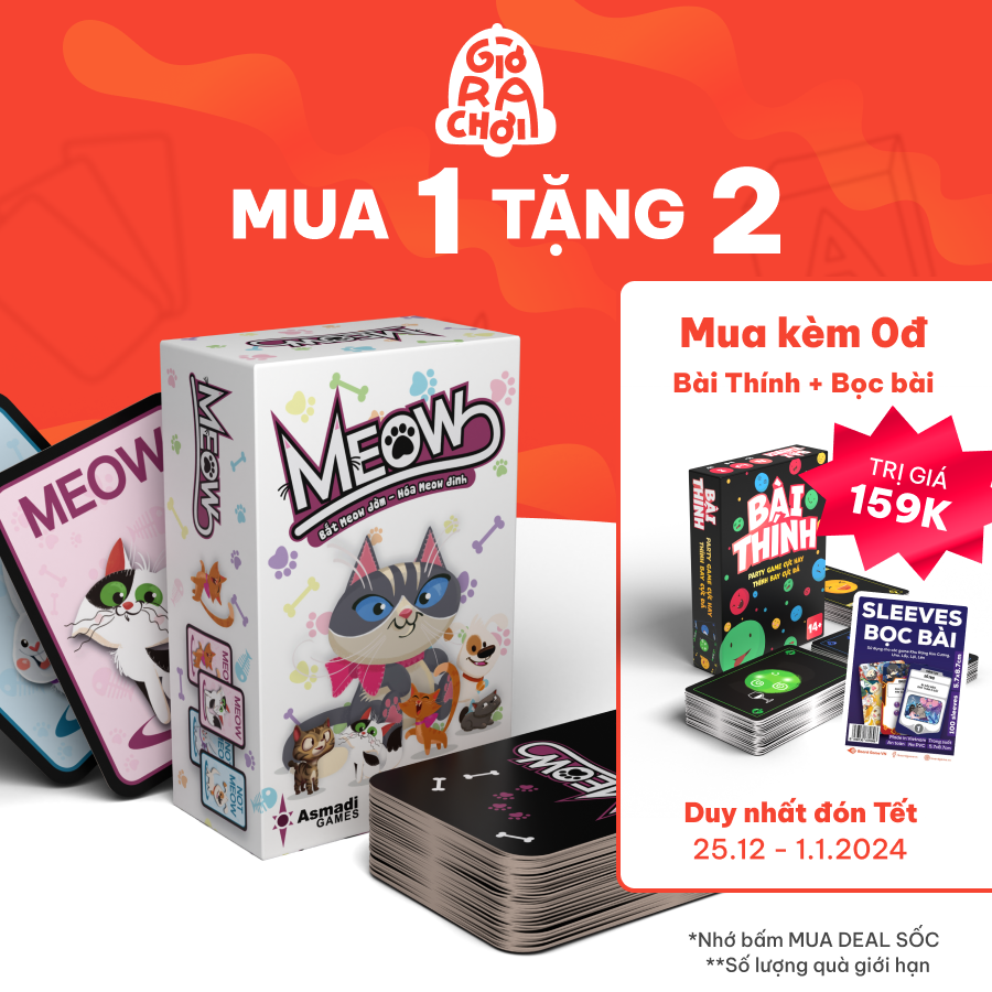 Giờ Ra Chơi - MEOW | Board game dễ thương cho gia đình| Trò chơi giải trí vui nhộn