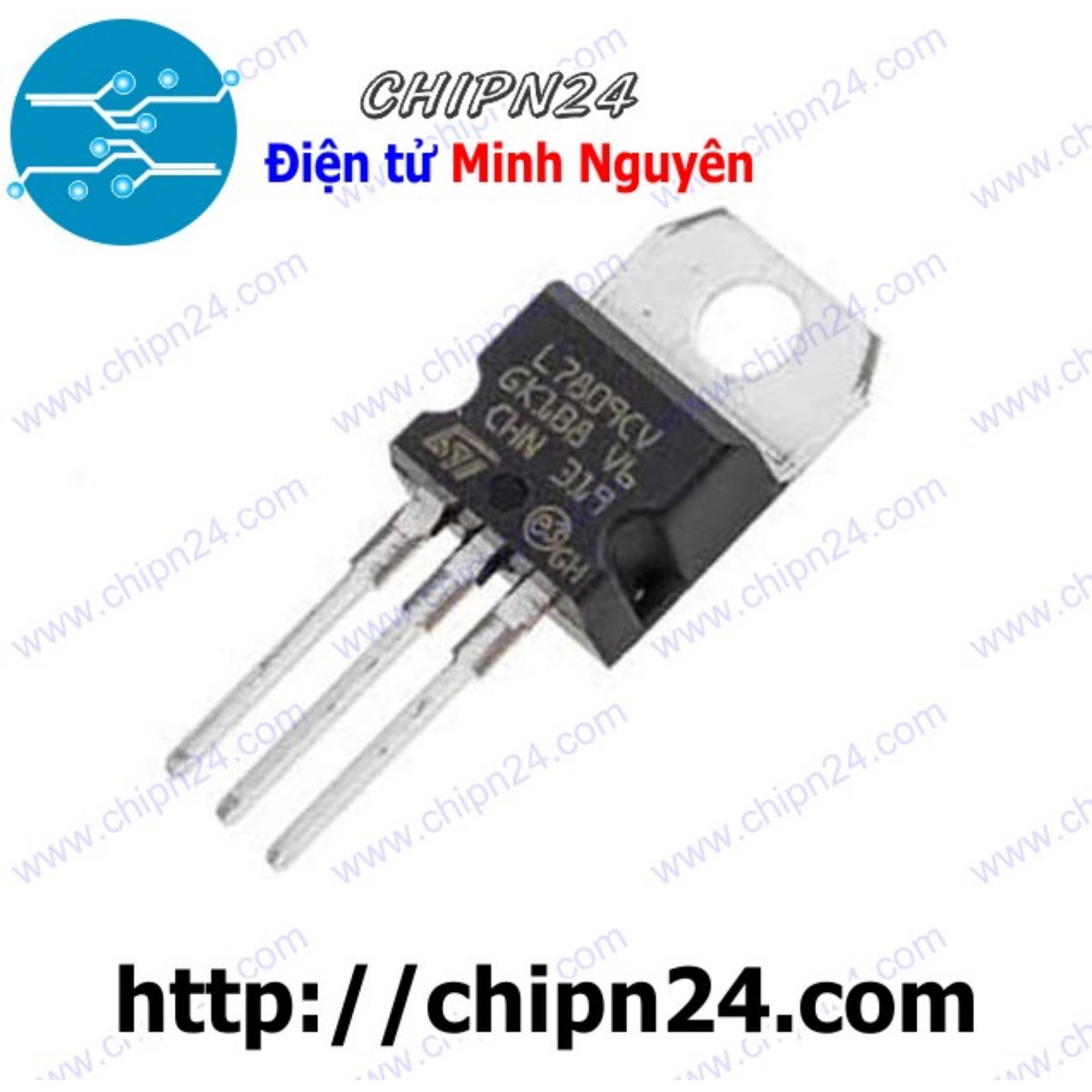 [3 con] (DIP) IC L7809CV TO-220 (L7809 7809 1.5A 9V)