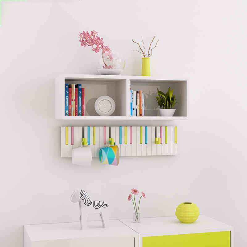 Kệ sách treo tường trang trí 60x20x25cm