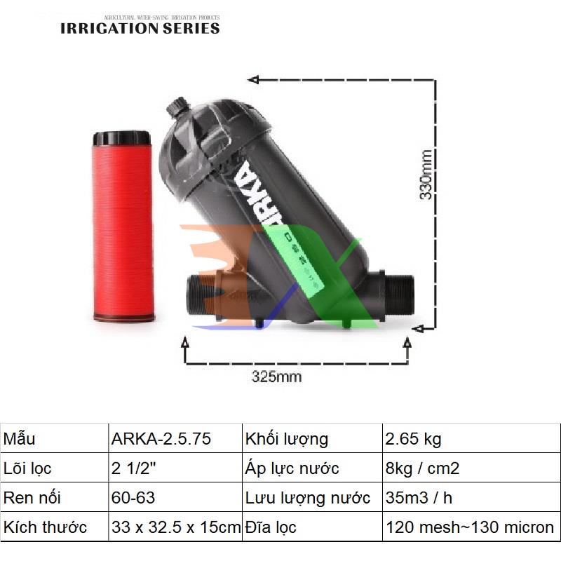 Filter disc letter y arka-2. 5.75, 2.5 inch, ϕ75, filter disc plant watering, water purifier letters Y, water purification, filter plant watering system
