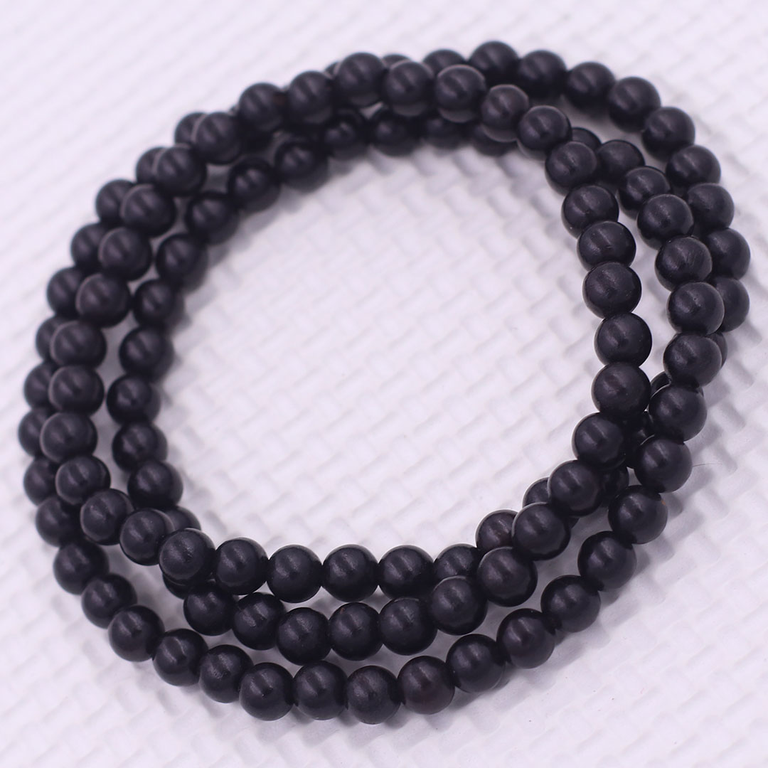Black shell bracelet set 108 PCs 6mm beads, 8mm, bracelet chain