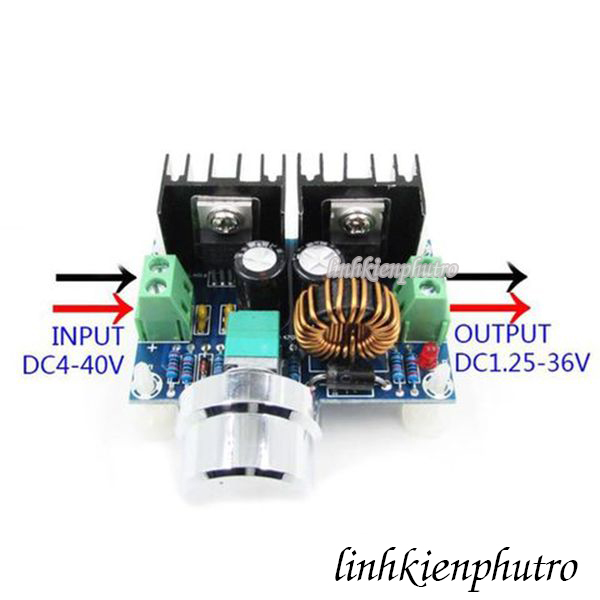 [HCM]Mạch hạ áp DC-DC 4-40V 8A XL4016