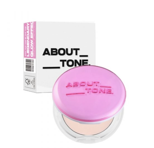 Phấn Phủ Nén Kiềm Dầu About Tone Glow Powder Pact 8g