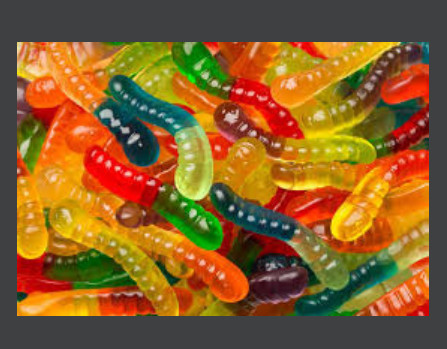 Kẹo dẻo Haribo Worms 80g