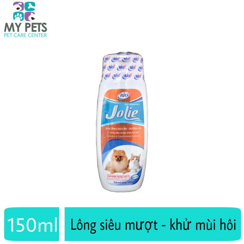 Sữa tắm dưỡng lông khử mùi hôi cho chó mèo - Bio Jolie 150ml