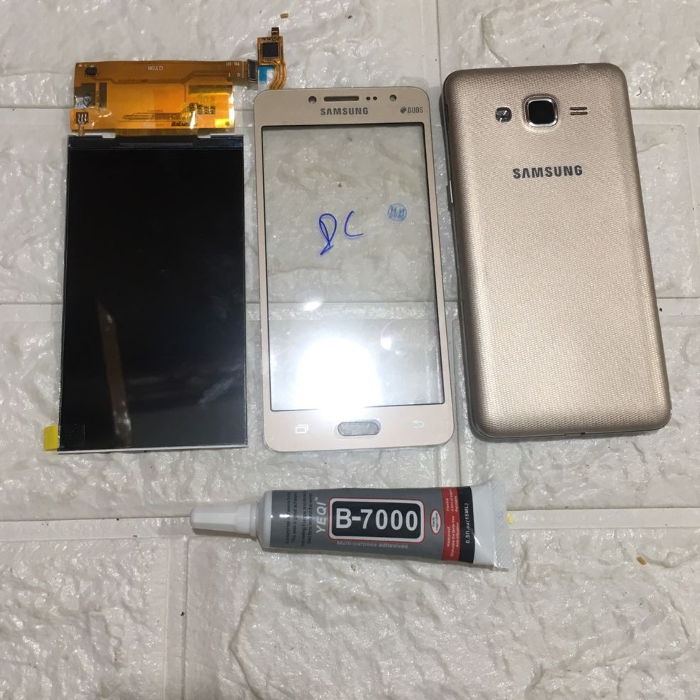Combo Bộ Vỏ + Bộ Màn Hình Samsung G532 Zin Hàng Cao Cấp Tặng Tuýp Keo