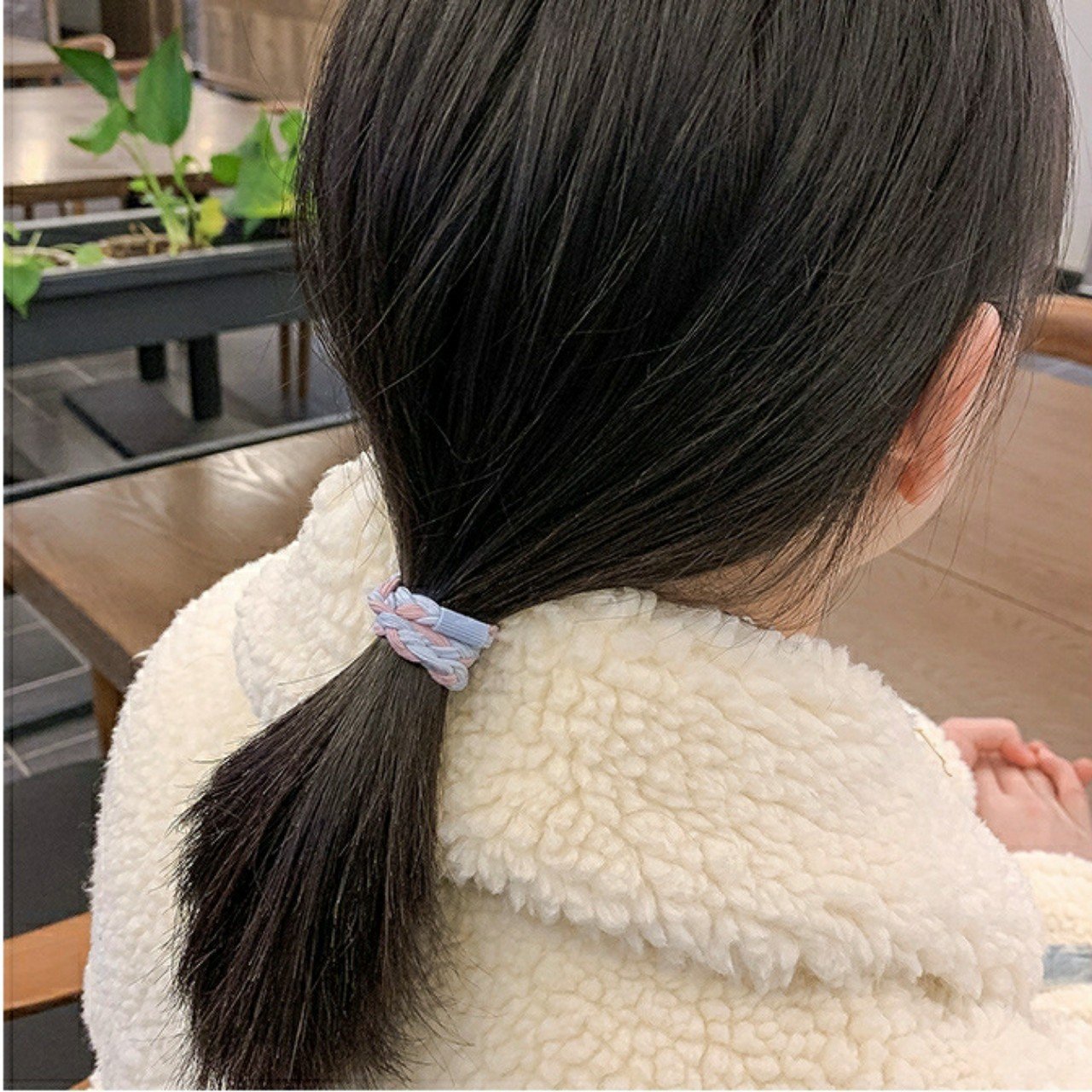 DÂY CỘT TÓC ĐAN MÀU - BỘ 05 DÂY