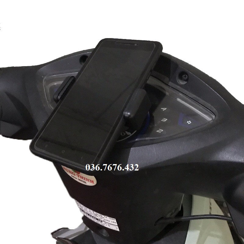 Giá đỡ điện thoại xe máy kèm 3M