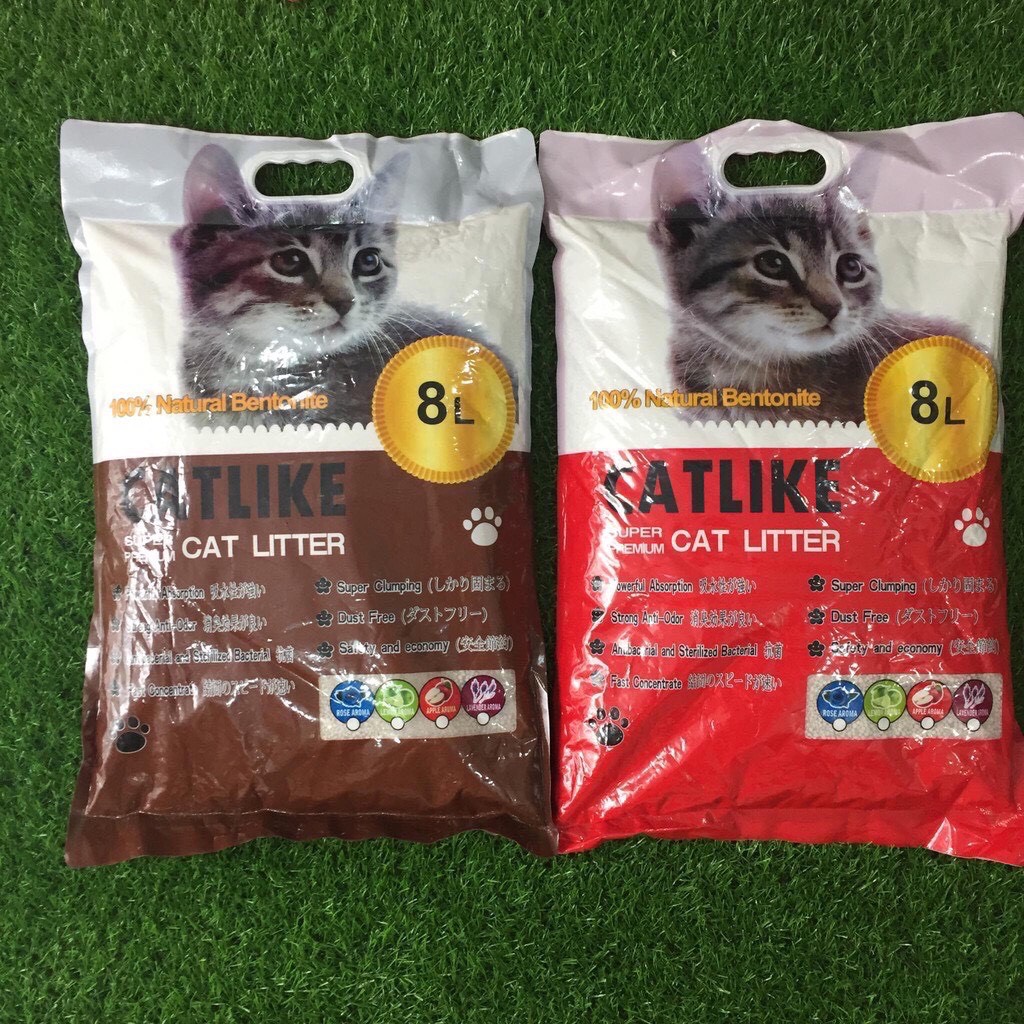 Cát vệ sinh chó mèo(cát Like 8L)