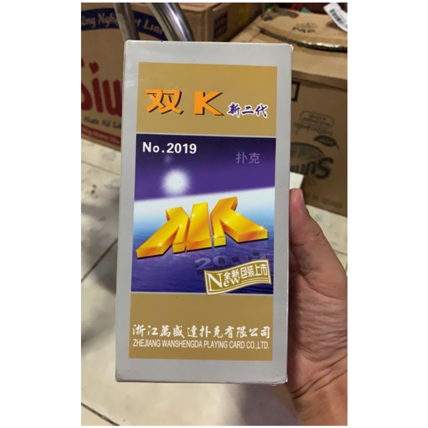 Hộp 10 bộ bài tây 52 lá (trắng)
