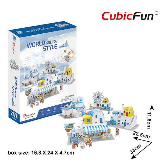 Mô hình giấy 3D CubicFun - Greece Style