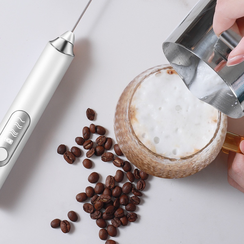 Máy Đánh Trứng Cầm Tay Mini Cao Cấp , Máy Tạo Bọt Cafe