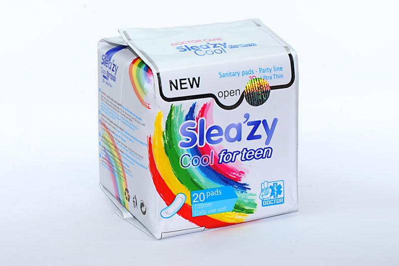 Doctor Care/ Băng vệ sinh thảo dược SleaZy Cool For Teen Hàng Ngày nhập khẩu