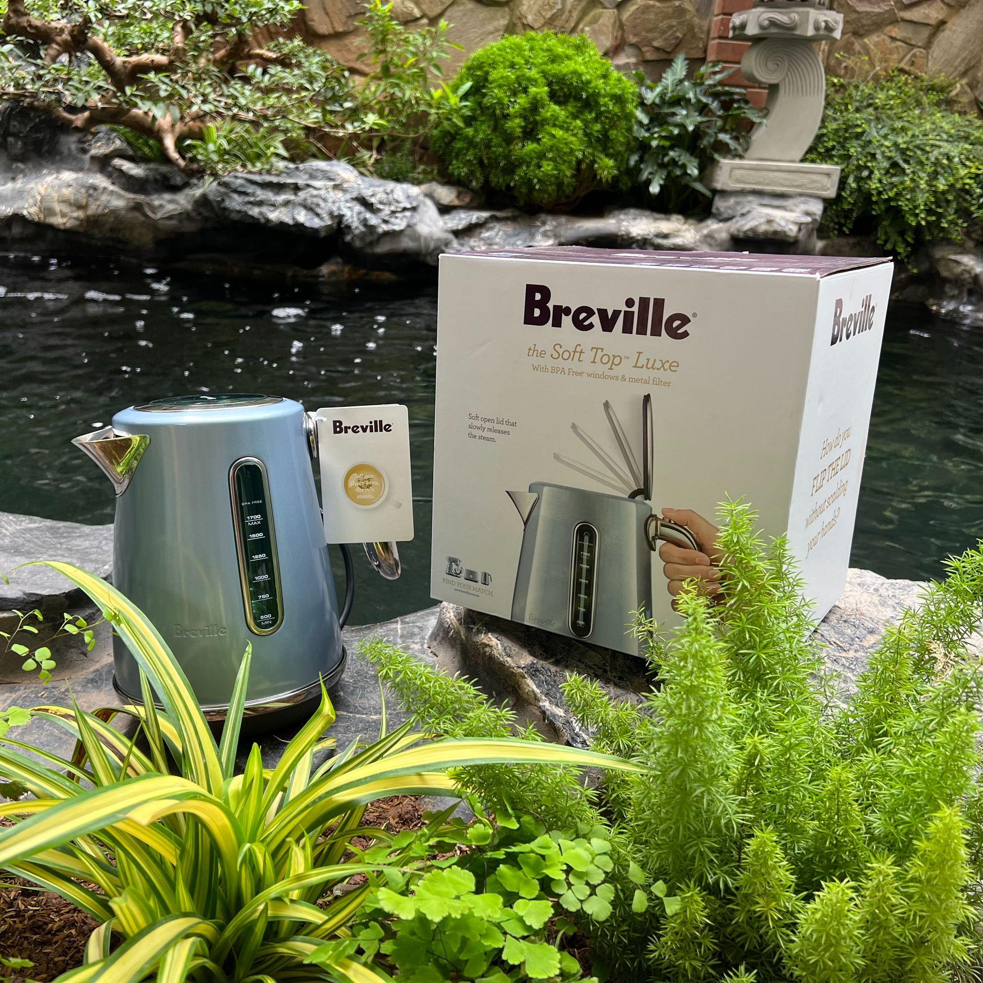 Ấm Siêu Tốc BREVILLE Ý Inox 18/10 Nhiều Màu 17L 2400w Ấm Đun Nước