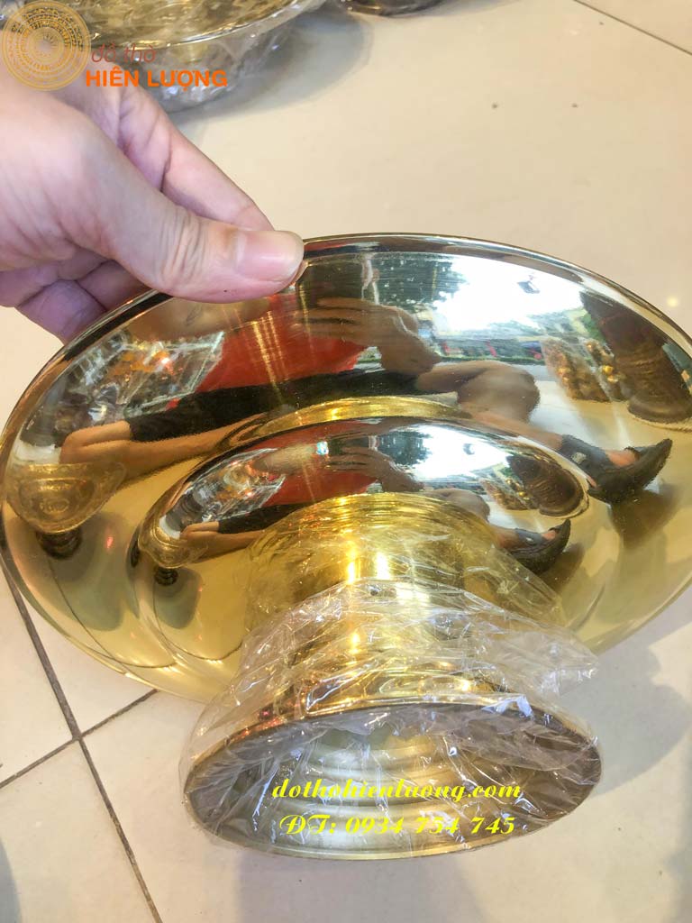 Mâm Bồng Chữ Phúc 28cm - Đĩa Hoa Quả