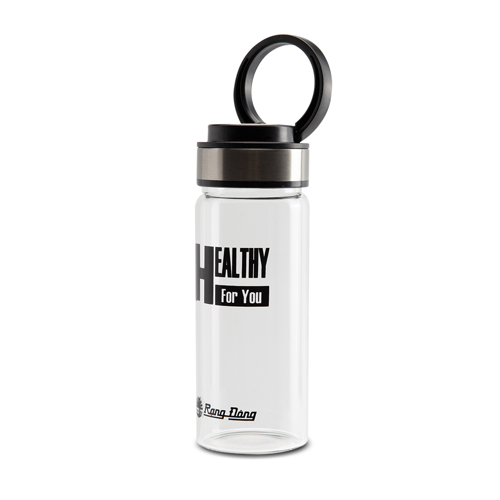 Bình nước thủy tinh Rạng Đông cầm tay dung tích 450 ml Model RD 045G1