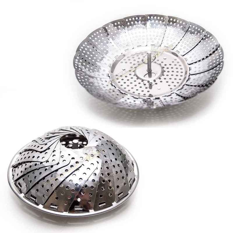 Xửng hấp, vỉ hấp inox xoè 3 chân gấp gọn giá rẻ