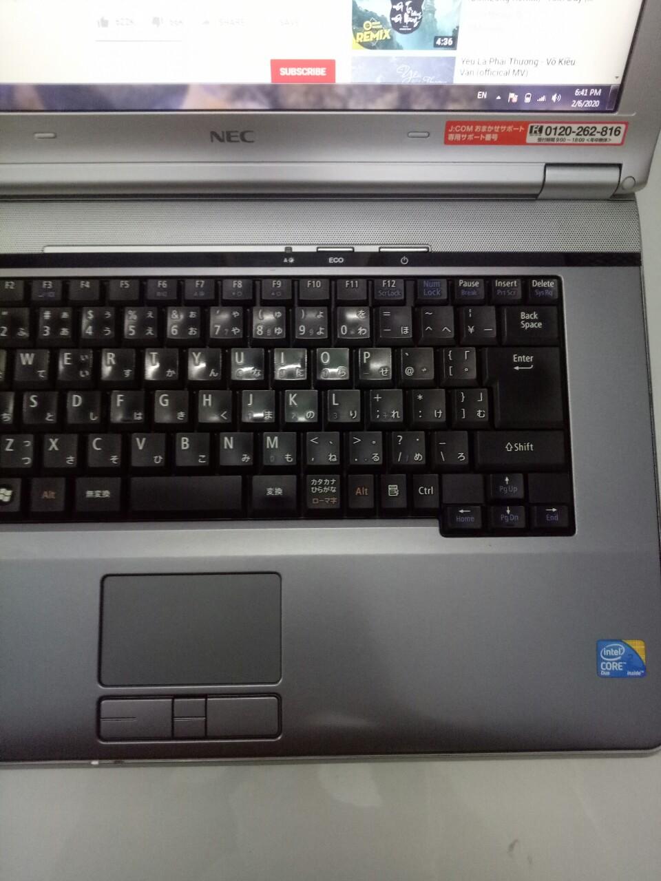 laptop nec nội địa nhật