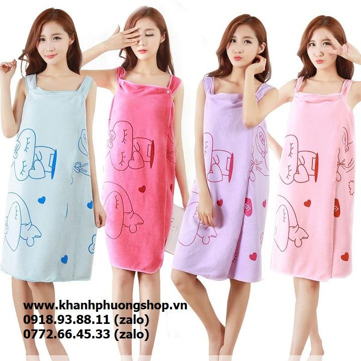 [HCM]khăn tắm áo choàng - khăn tắm