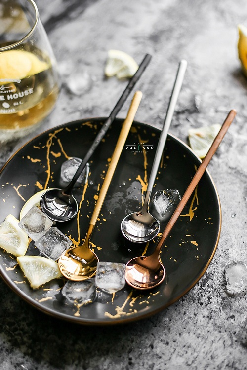 [Hcm]Stainless Steel Coffee Spoon 17cm