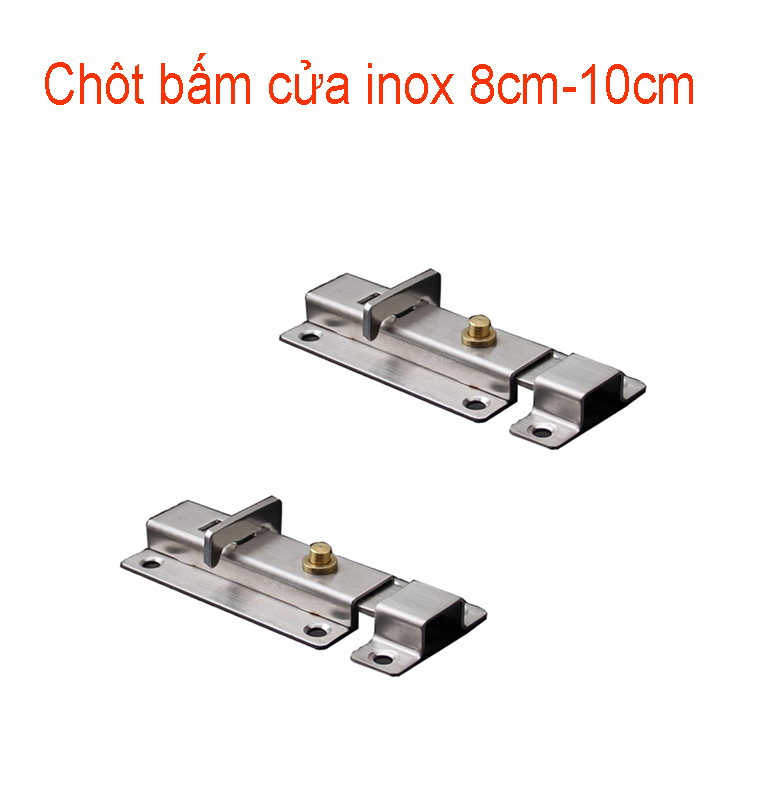 CHỐT BẤM CỬA A03 10cm - 8 cm