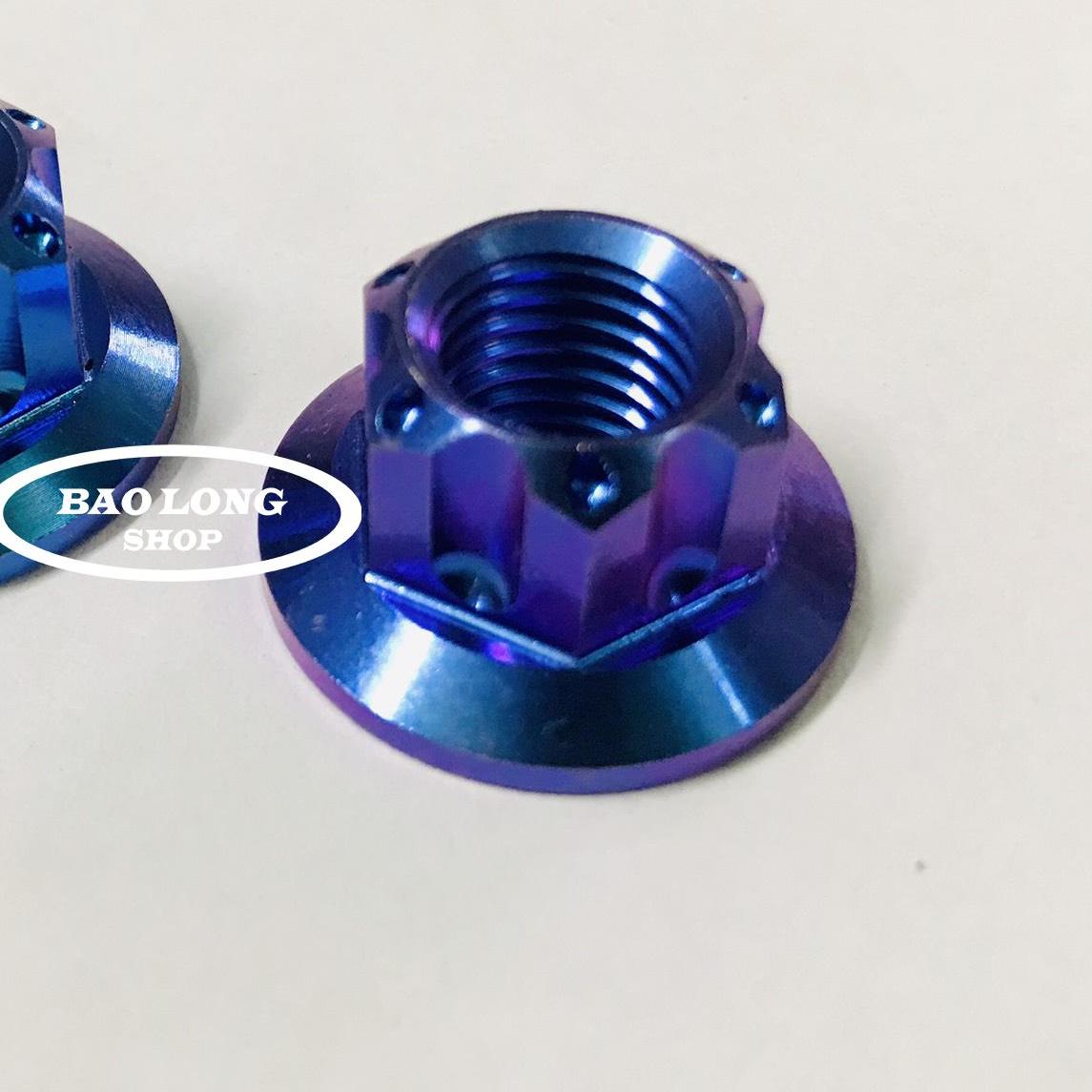 2 Ốc Tán TiTan GR5 10Li Xanh Tím (100%Titan)