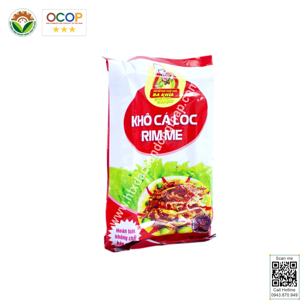 KHÔ CÁ LÓC RIM ME - 75 Gram
