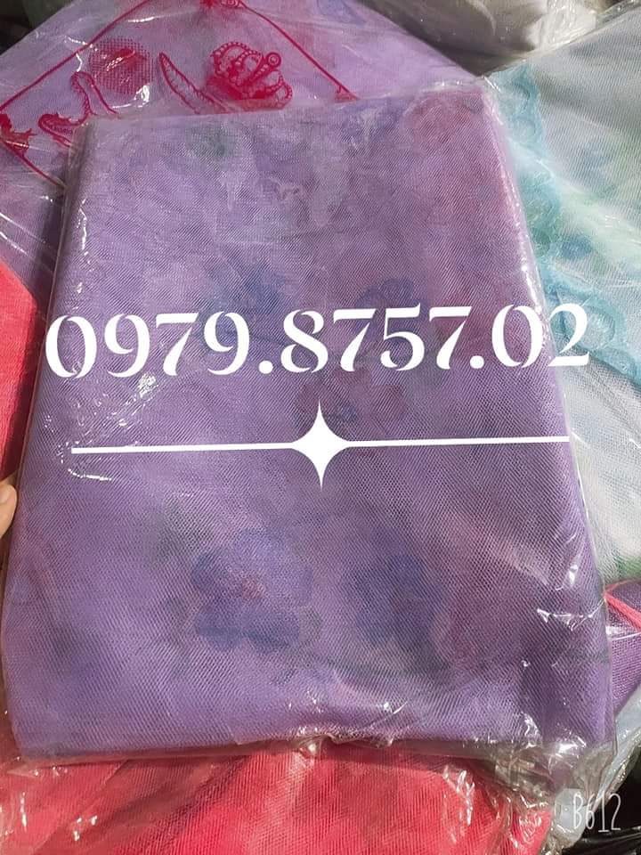 Mùng ngủ tuyn hoa 2mx2m5