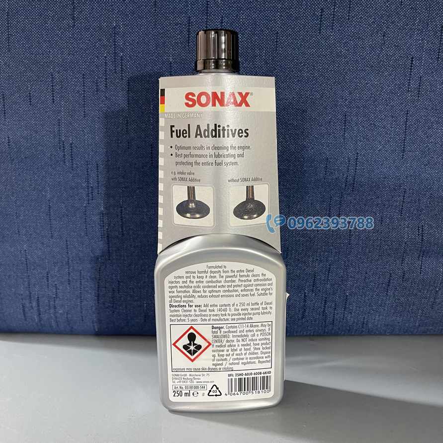 Phụ Gia Súc Béc Dầu Sonax 250ml