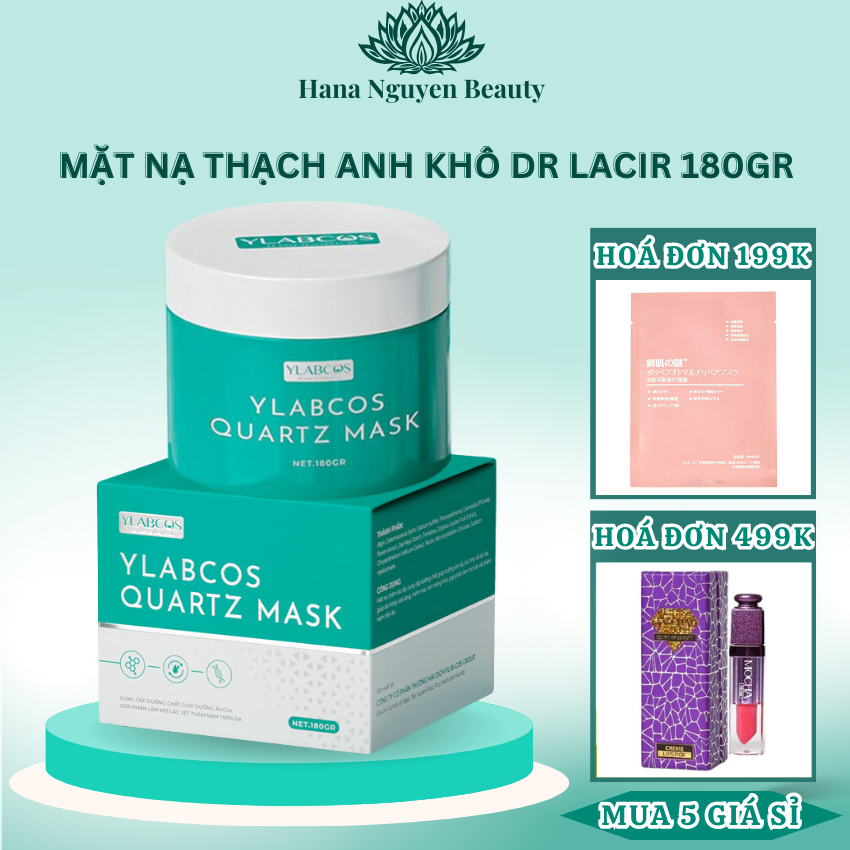 Mặt nạ thạch anh khô Dr Lacir 180gr