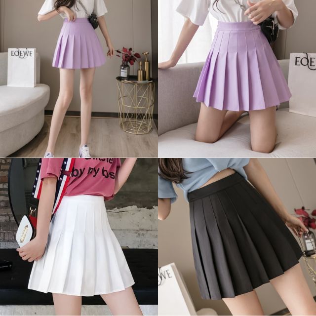 [HCM]Chân váy tennis ulzzang đủ màu hot