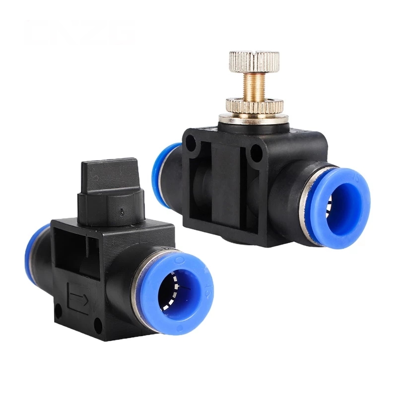 Van tiết lưu chỉnh khí nén ống 6mm, 8mm, 10mm
